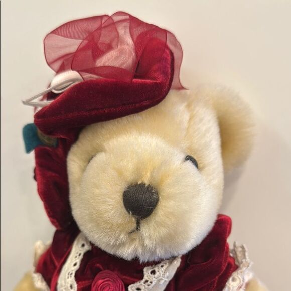 The Brass Button Collectible Pickford Plush Bear PEARL Jointed Handcrafted 13” - Picture 2 of 8